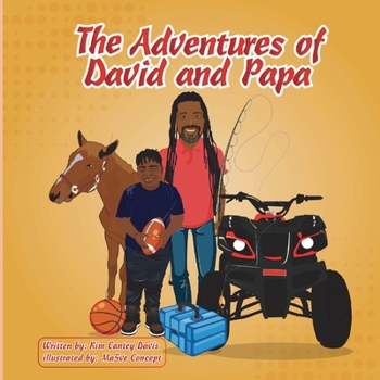 Paperback The Adventures of David and Papa [Large Print] Book