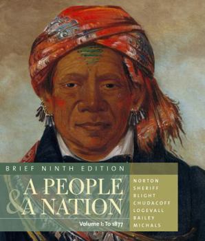 Paperback A People and a Nation: A History of the United States, Brief Edition, Volume I Book