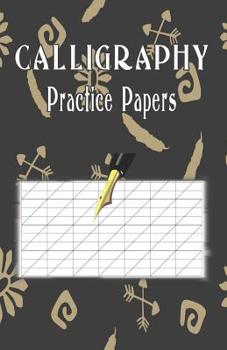 Paperback Calligraphy Practice Paper: 100 sheet pad, calligraphy style writing paper and workbook. Book