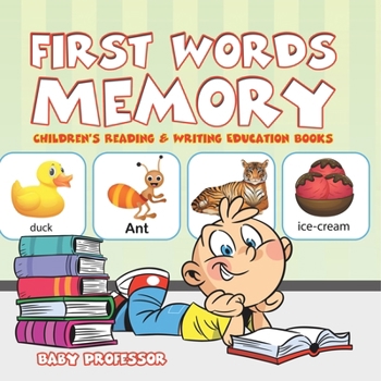 First Words Memory: Children's Reading & Writing Education Books