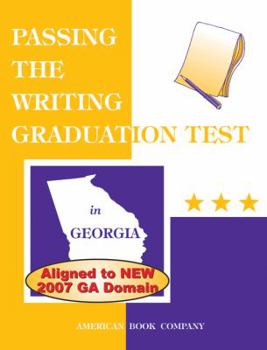 Paperback Passing the Writing Graduation Test in Georgia Book