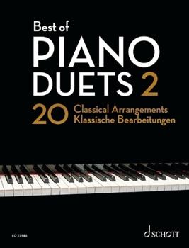 Paperback Best of Piano Duets 2: 20 Classical Arrangements - Piano 4 Hands Book