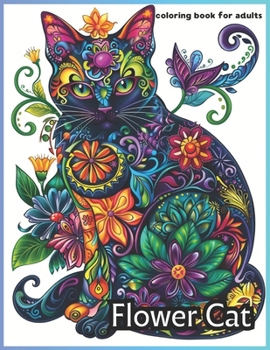 Flower Cat: coloring book