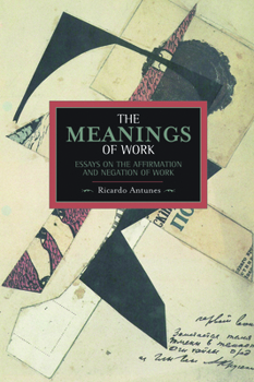 Paperback The Meanings of Work: Essays on the Affirmation and Negation of Work Book