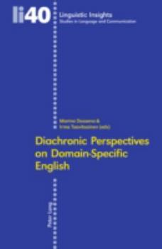 Paperback Diachronic Perspectives on Domain-Specific English Book