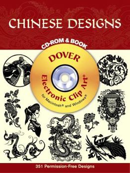 Paperback Chinese Designs CD-ROM and Book [With CDROM] Book