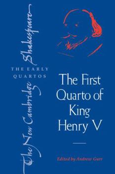 Paperback The First Quarto of King Henry V Book