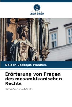 Paperback Erörterung von Fragen des mosambikanischen Rechts [German] Book