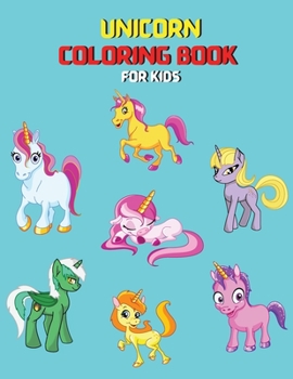 Paperback Unicorn Coloring Book For Kids Book