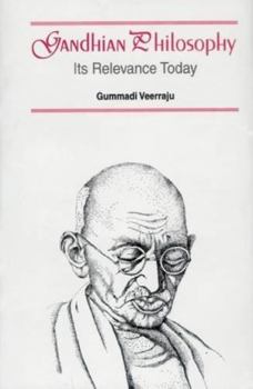Hardcover Gandhian Philosophy Its Relevance Today Book