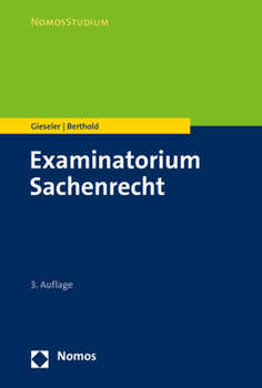 Paperback Examinatorium Sachenrecht [German] Book