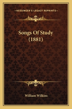 Paperback Songs Of Study (1881) Book