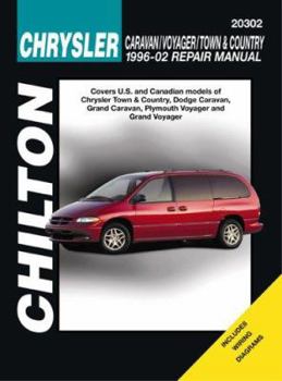 Paperback Chrysler Caravan/Voyager/Town&country 1996-2002 Repair Manual Book