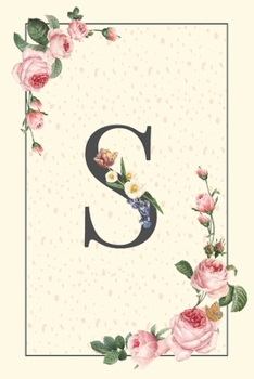 Daily To Do List Notebook S: Simple Floral Initial Monogram Letter S | 100 Daily Lined To Do Checklist Notebook Planner And Task Manager Undated With ... And Notes, Gifts For Boss And Coworker
