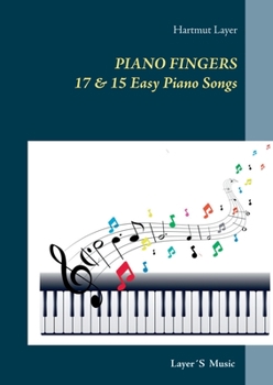 Paperback Piano Fingers: 17 & 15 Easy Piano Songs. Pop Level 1 & 2 [German] Book