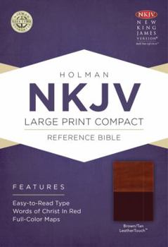 Imitation Leather Large Print Compact Reference Bible-NKJV [Large Print] Book