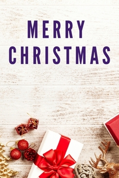 Paperback Christmas: Merry Chrismas notebook Book