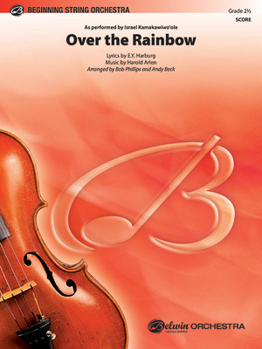 Paperback Over the Rainbow: As Performed by Israel Kamakawiwo'ole, Conductor Score Book