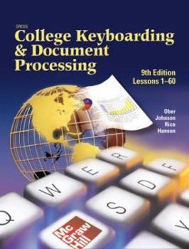 Hardcover Gregg College Keyboarding and Document Processing (Gdp), Home Version, Kit 1, Word 2002, V2.0 Book