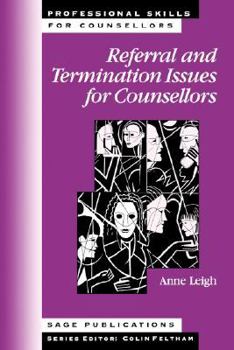 Paperback Referral and Termination Issues for Counsellors Book