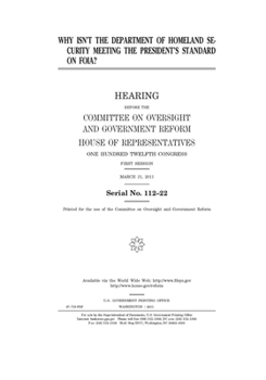 Why isn’t the Department of Homeland Security meeting the president’s standard on FOIA?