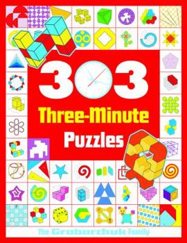 Paperback 303 Three-Minute Puzzles Book