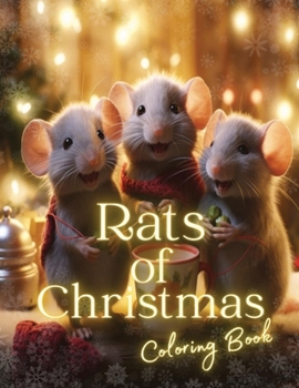 Paperback Rats of Christmas Coloring Book: A Christmas Coloring Book for Rat Lovers Book