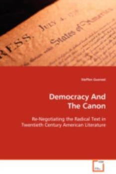 Paperback Democracy and the Canon Book