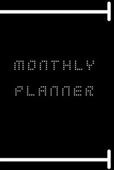 Paperback Monthly Planner: SIMPLE CLASSIC UNDATED MONTHLY PLANNER + Notebook Book