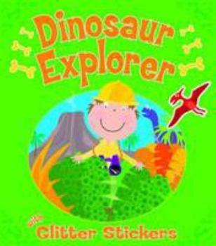 Paperback Glitter Dinosaur Sticker Book