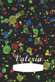 Paperback Valeria: First name Valeria personalized notebook Book