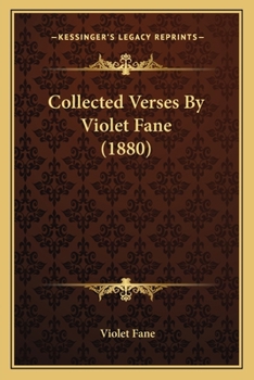 Paperback Collected Verses By Violet Fane (1880) Book