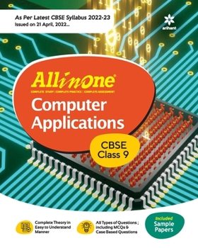 Paperback CBSE All In One Computer Applications Class 9 2022-23 Edition (As per latest CBSE Syllabus issued on 21 April 2022) Book