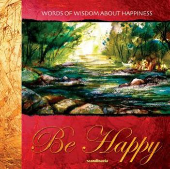 Hardcover Be Happy: Words from the Bible about Joy [With Cards and Gift Bag] Book