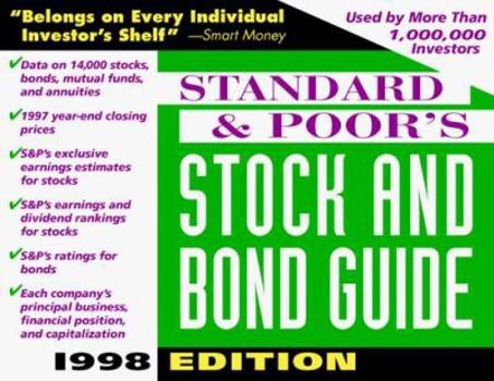 Paperback Standard Poor's Stock Bond Guide: 1998 Edition Book