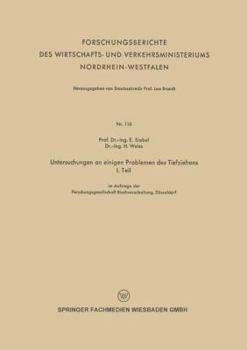 Paperback Untersuchungen an Einigen Problemen Des Tiefziehens: I. Teil [German] Book