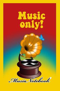 Paperback Music Noteboook: Music Only Book
