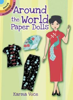 Hardcover Around the World Paper Dolls Book