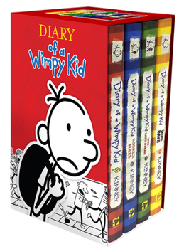 Diary of a Wimpy Kid: #1-4 - Book  of the Diary of a Wimpy Kid
