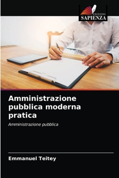 Paperback Amministrazione pubblica moderna pratica [Italian] Book
