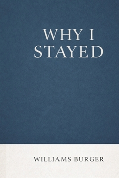 Paperback Why I Stayed Book
