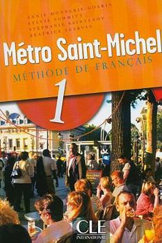 Paperback Metro Saint-Michel Methode de Francais, Level 1 [French] Book