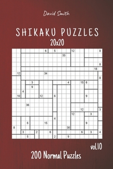 Paperback Shikaku Puzzles - 200 Normal Puzzles 20x20 vol.10 Book