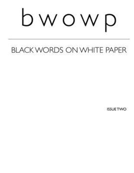 Paperback Black Words On White Paper Issue 02 Book