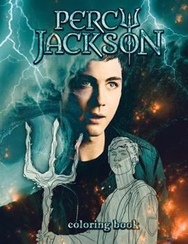 Paperback Percy Jackson: Coloring Book, Activity Book for Children and Teens Book