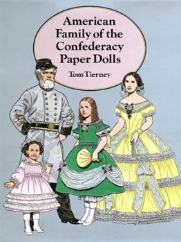 Paperback American Family of the Confederacy Paper Dolls Book