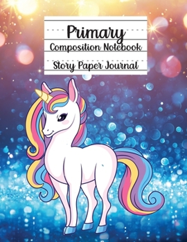 Paperback Primary Composition Notebook, Story Paper Journal Book