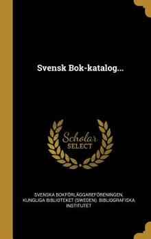 Hardcover Svensk Bok-katalog... [Swedish] Book