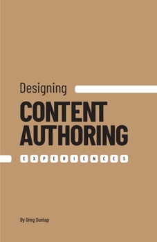 Paperback Designing Content Authoring Experiences Book