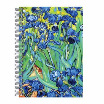 Diary Van Gogh Irises Wire-O Journal 6 X 8.5 Book
